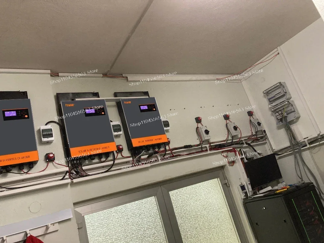 Hybrid Solar Inverter 5.5Kw Mppt 48V - Inverter Surya Hibrida 5.5KW 3 Fasa