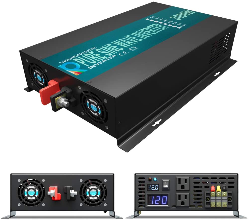 Inverter Pure Sine Wave 60Hz 120V 3000W - Inverter Gelombang Sinus Murni 3000W Generator