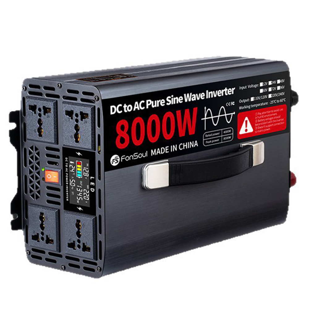 Pure Sine Wave Inverter 5000W 48V 220V - Inverter Gelombang Sinus Murni Portabel Off
