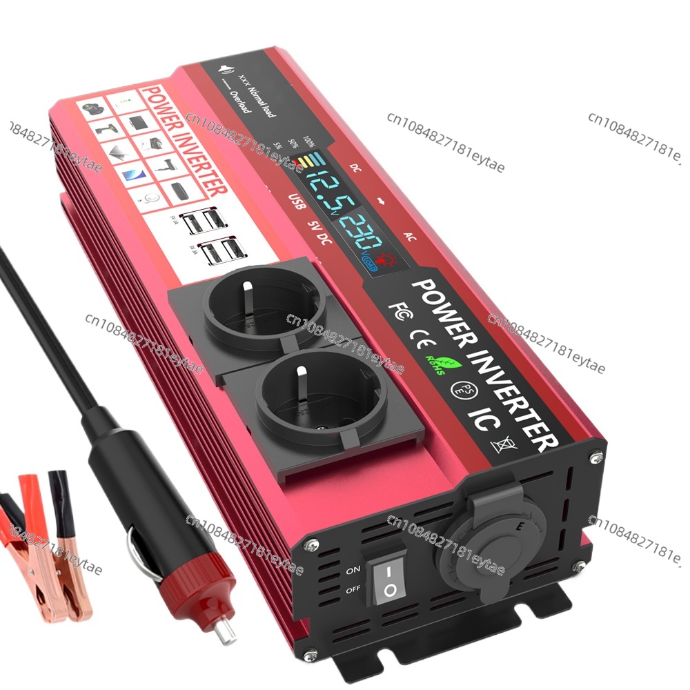 Power Inverter 12V 220V 4000W Continuous - Inverter Daya Puncak 12V Ke 220V