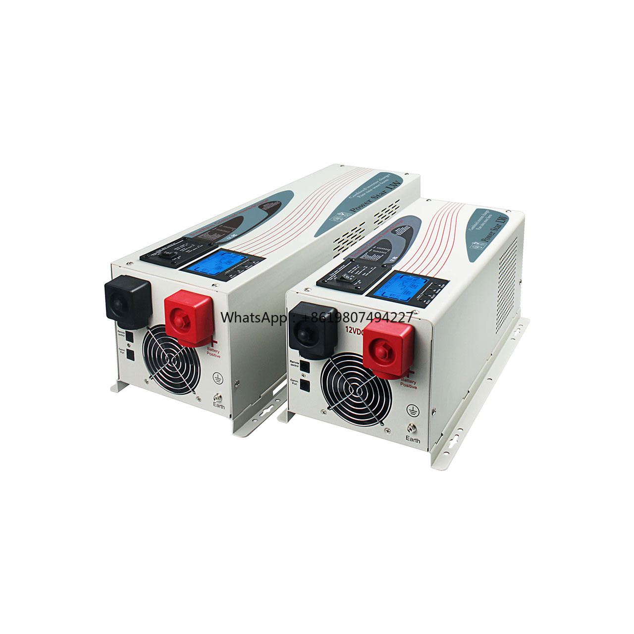 Off Grid Solar Inverter 48V 6000W - Inverter Surya Hibrida Frekuensi Rendah 12V