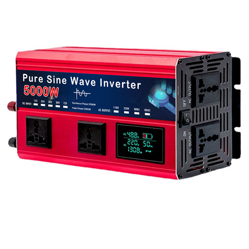 Pure Sine Wave Inverter 5000W 48V 220V - Inverter Gelombang Sinus Murni 5000W Rumah