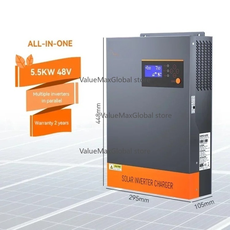 Hybrid Solar Inverter 5.5Kw Mppt 48V - Inverter Surya Hybrid 3 Fasa 5500W