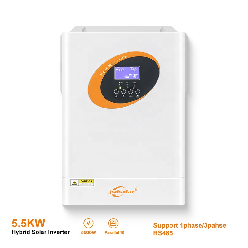 Hybrid Solar Inverter 5.5Kw Mppt 48V - Inverter Hybrid Tenaga Surya Gelombang Sinus