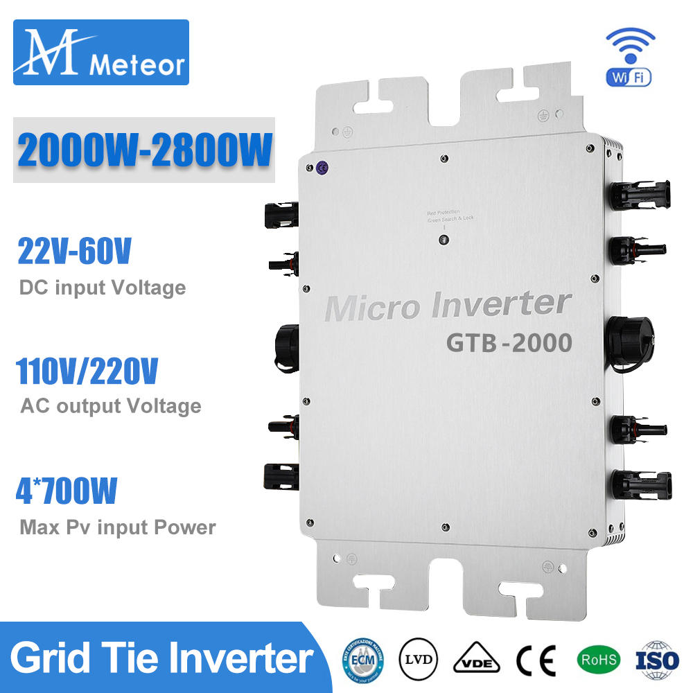 Grid Tie Inverter Limiter 2000W - Inverter mikro 2000W, 2400W 2800W 110