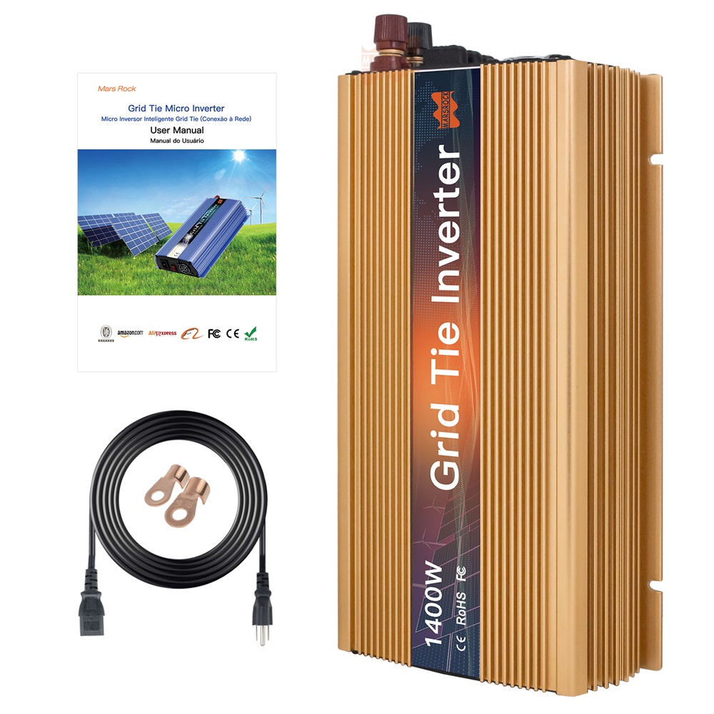 Micro Inverter 1400W Solar Grid Tie - 1400W 10.5 - 50VDC Ke AC90