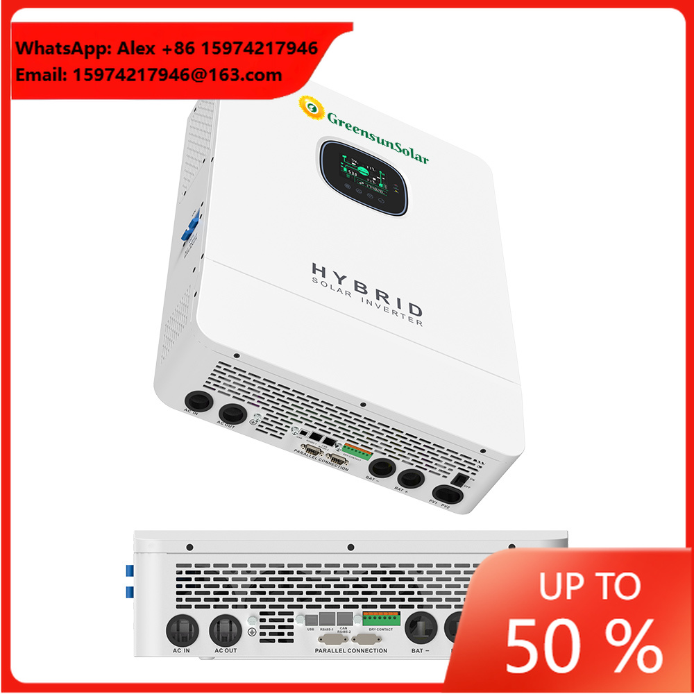 Hybrid Solar Inverter 5.5Kw Mppt 48V - Inverter Hybrid Tenaga Surya Mppt US