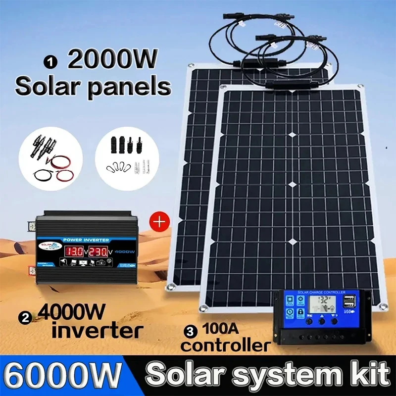 Kit Surya All-in-One 2000W |   - Grid Tie Inverter Limiter 2000W ulasan dan harga