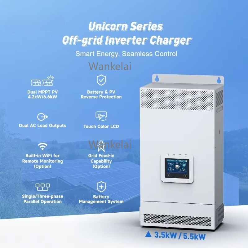 Inverter Hybrid Tenaga Surya 3 - Hybrid Solar Inverter 5.5Kw Mppt 48V ulasan dan harga