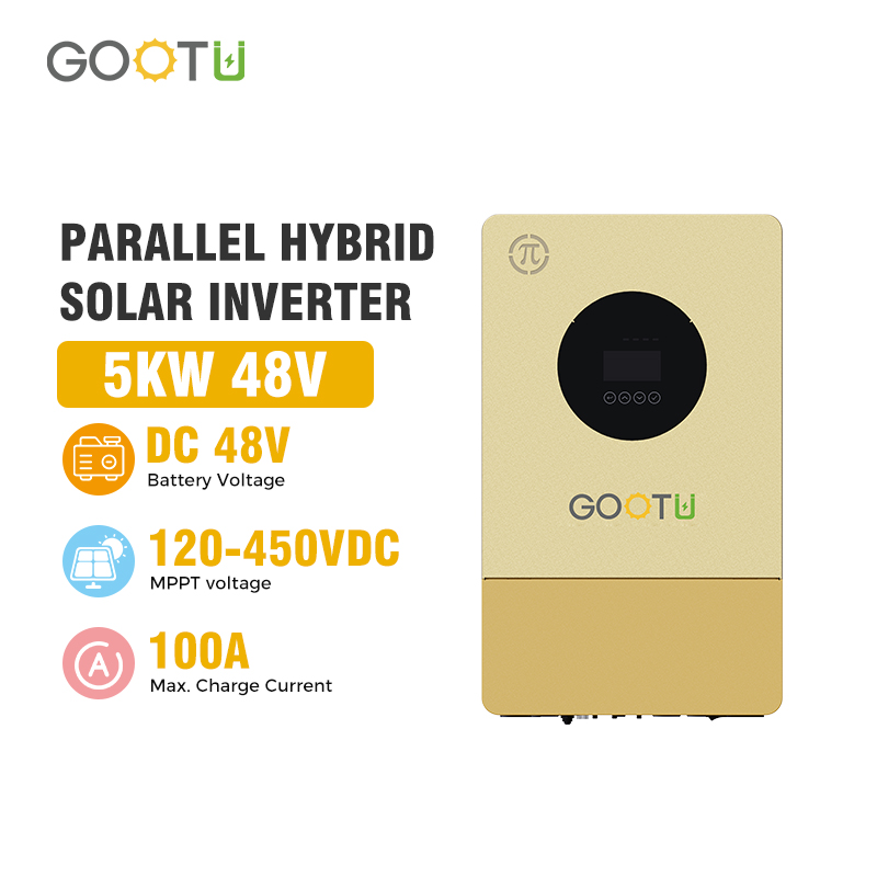 Inverter Surya Hybrid Gootu Ba - Parallel Solar Inverter 48V 5000W Mppt ulasan dan harga