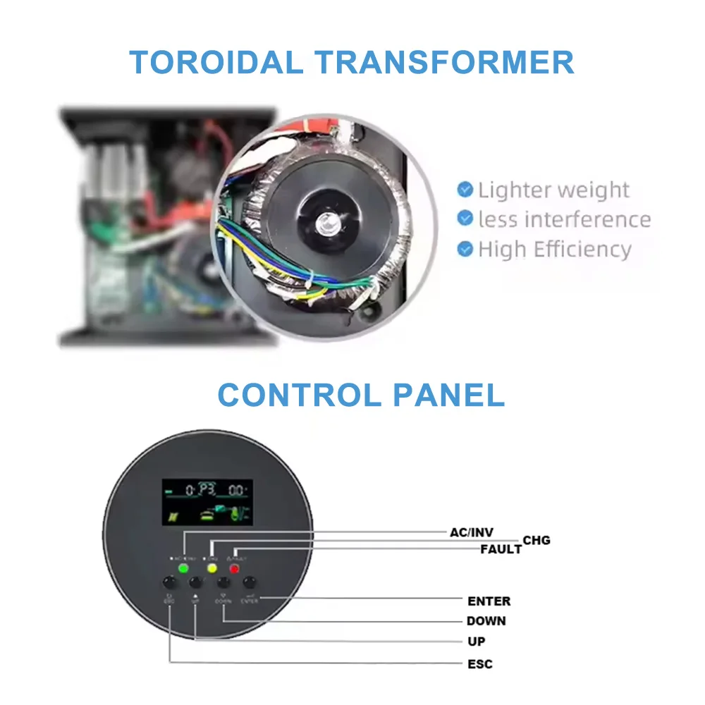 Inverter surya gelombang sinus - Split Phase Inverter 10Kw 110V 220V ulasan dan harga