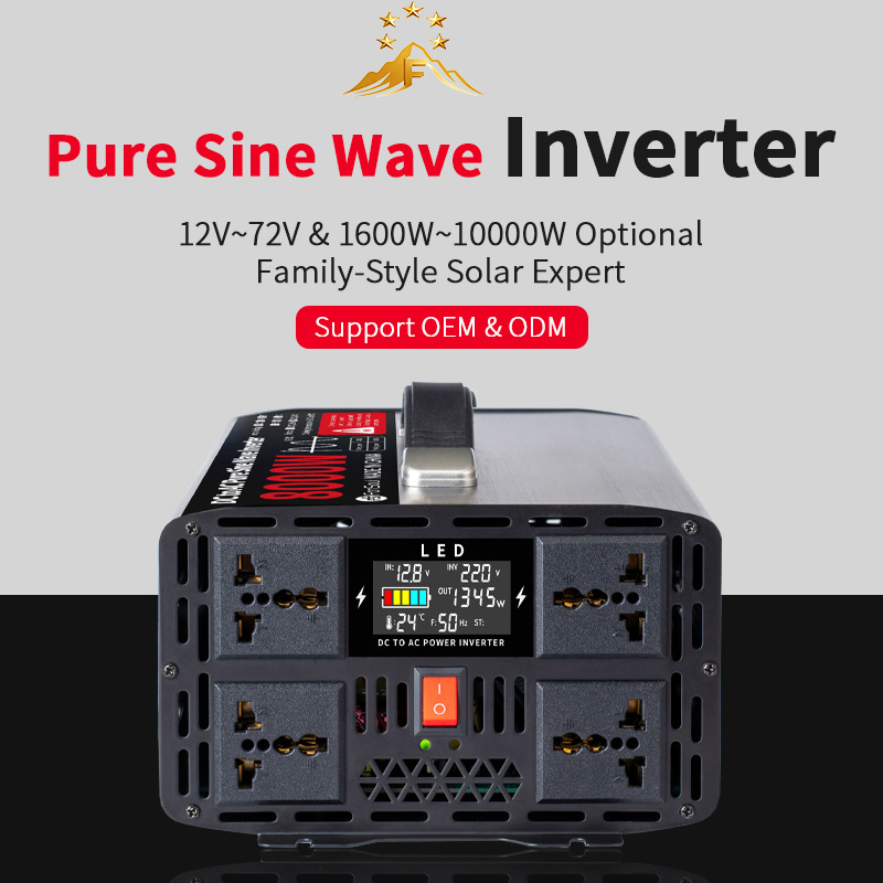Inverter Gelombang Sinus Murni - Pure Sine Wave Inverter 5000W 48V 220V ulasan dan harga