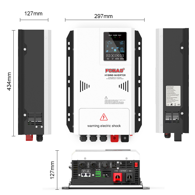 Inverter Hybrid Tenaga Surya F - Hybrid Solar Inverter 5.5Kw Mppt 48V ulasan dan harga