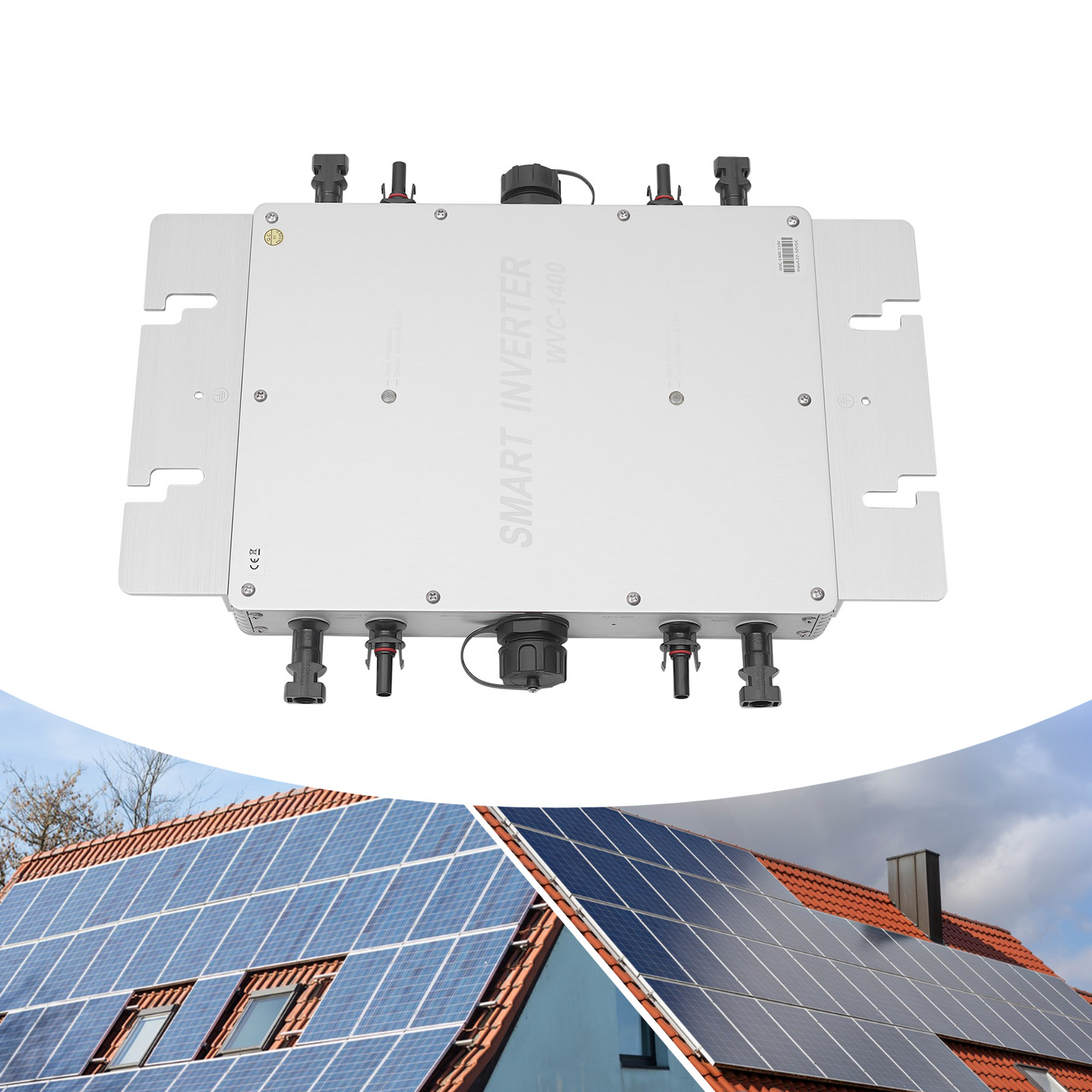 Inverter Mikro Surya MPPT 1400 - Micro Inverter 1400W Solar Grid Tie ulasan dan harga