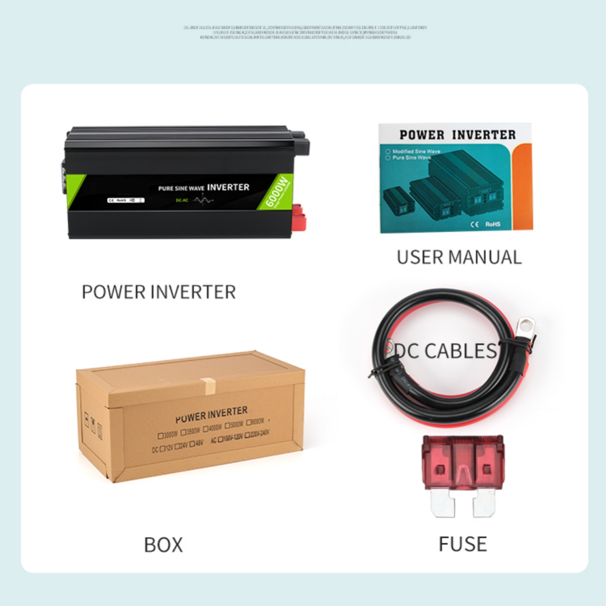 Myami 5000W 12V 24V 48V Dc Ke  - Pure Sine Wave Inverter 5000W 48V 220V ulasan dan harga