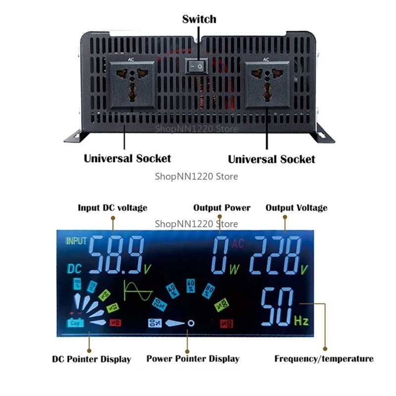 Inverter Gelombang Sinus Murni - Off Grid Solar Inverter 48V 6000W ulasan dan harga