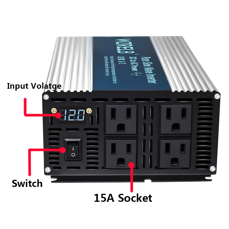 Inverter Gelombang Sinus Murni - Inverter Pure Sine Wave 60Hz 120V 3000W ulasan dan harga