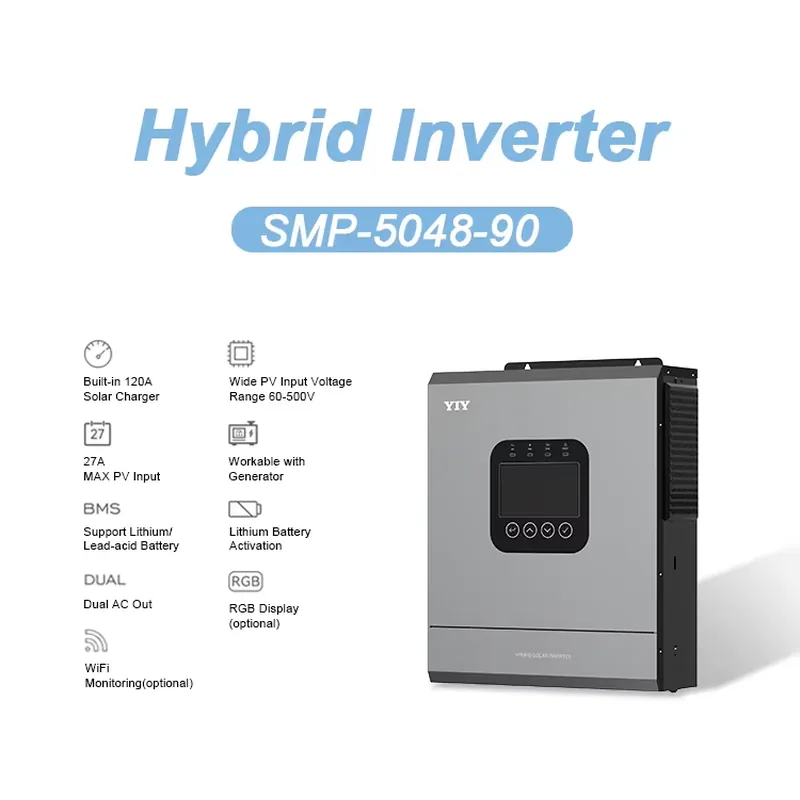 Inverter Surya MPPT Off-Grid 5 - Off Grid Solar Inverter 48V 6000W ulasan dan harga