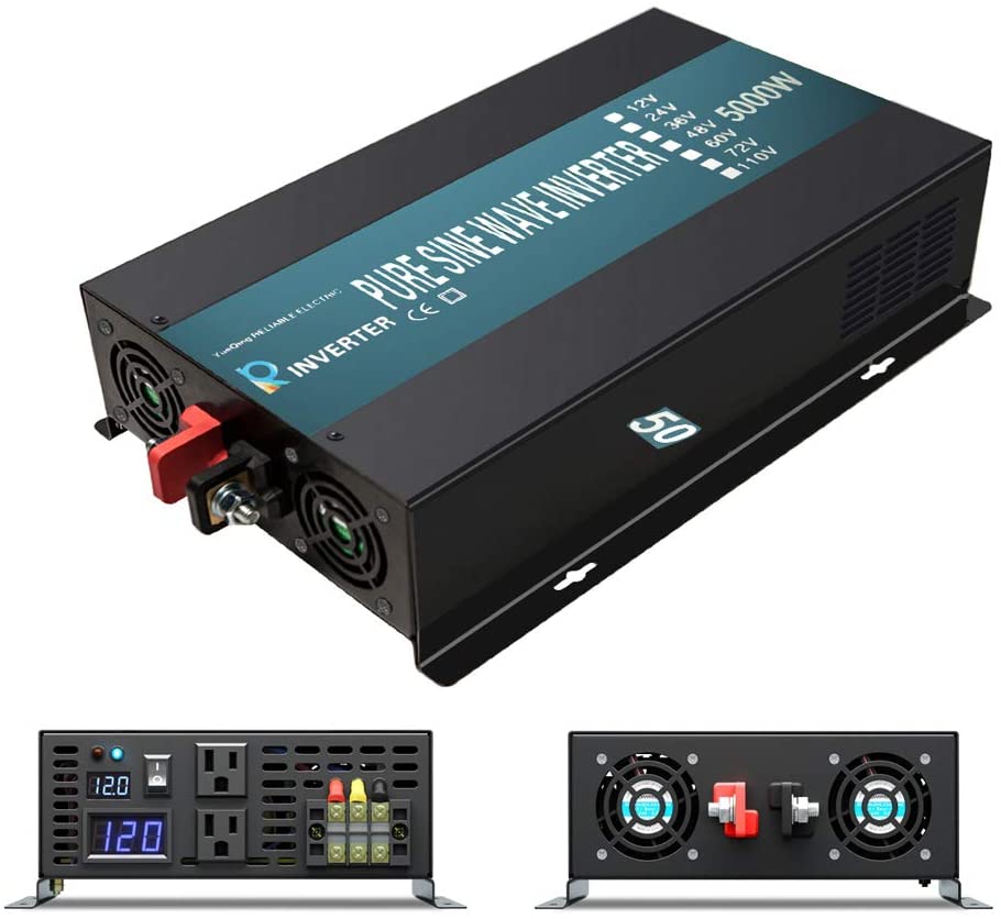 Inverter Gelombang Sinus Murni - Pure Sine Wave Inverter 5000W 48V 220V ulasan dan harga