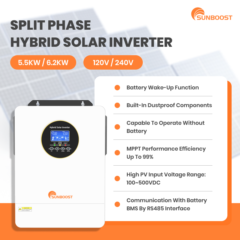 Inverter Hybrid Tenaga Surya S - Hybrid Solar Inverter 5.5Kw Mppt 48V ulasan dan harga