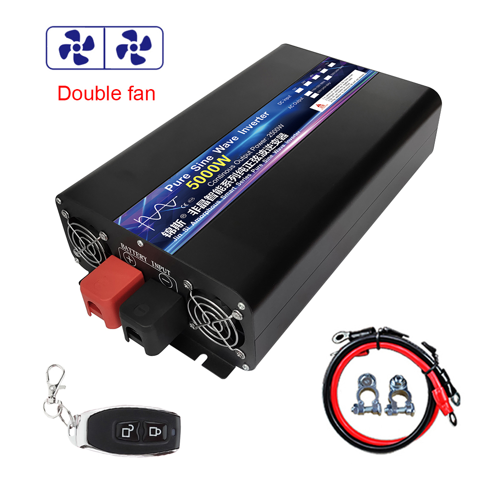 Inverter Daya Gelombang Sinus  - Pure Sine Wave Inverter 5000W 48V 220V ulasan dan harga