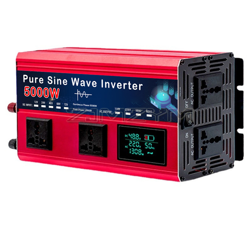 Inverter Gelombang Sinus Murni - Pure Sine Wave Inverter 5000W 48V 220V ulasan dan harga