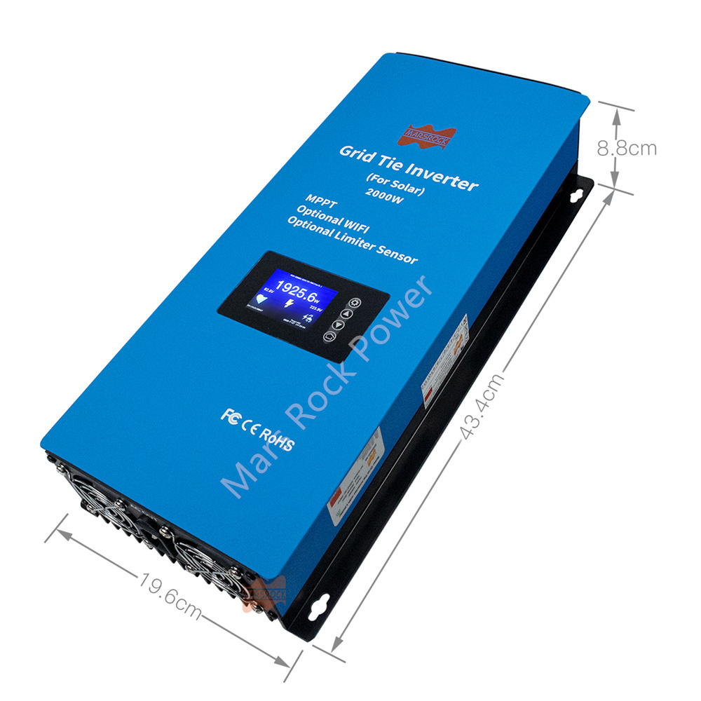 Inverter Grid-Tie Tenaga Surya - Grid Tie Inverter Limiter 2000W ulasan dan harga
