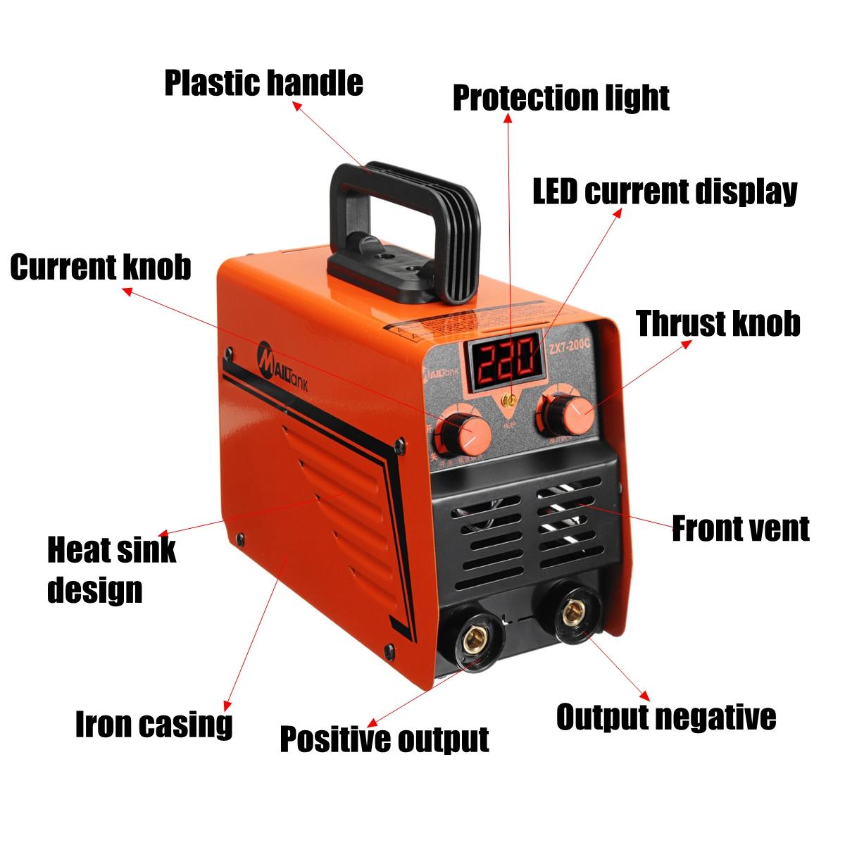 ZX7-200C Inverter genggam IGBT - Inverter Welding Machine Igbt 300A ulasan dan harga