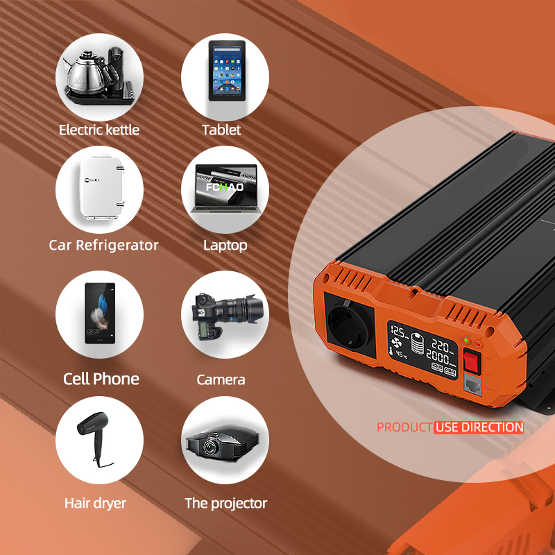 FCHAO Inverter gelombang sinus - Power Inverter 12V 220V 4000W Continuous ulasan dan harga