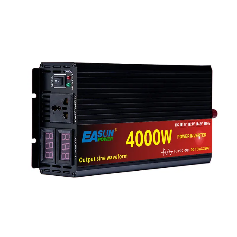 CHKJ Easun 12v 24V 48V DC ke A - Pure Sine Wave Inverter 5000W 48V 220V ulasan dan harga