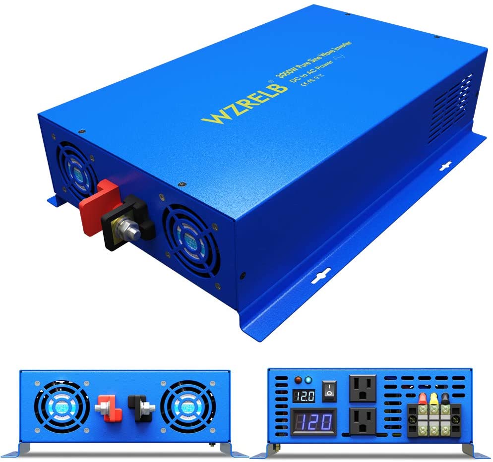 Inverter Daya Gelombang Sinus  - Inverter Pure Sine Wave 60Hz 120V 3000W ulasan dan harga