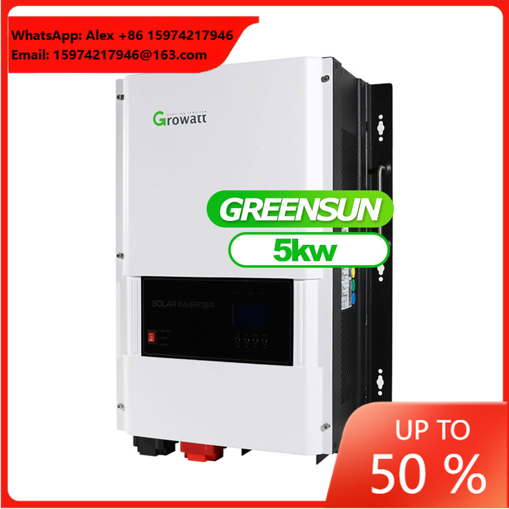 Inverter Hybrid Growatt Off Gr - Off Grid Solar Inverter 48V 6000W ulasan dan harga