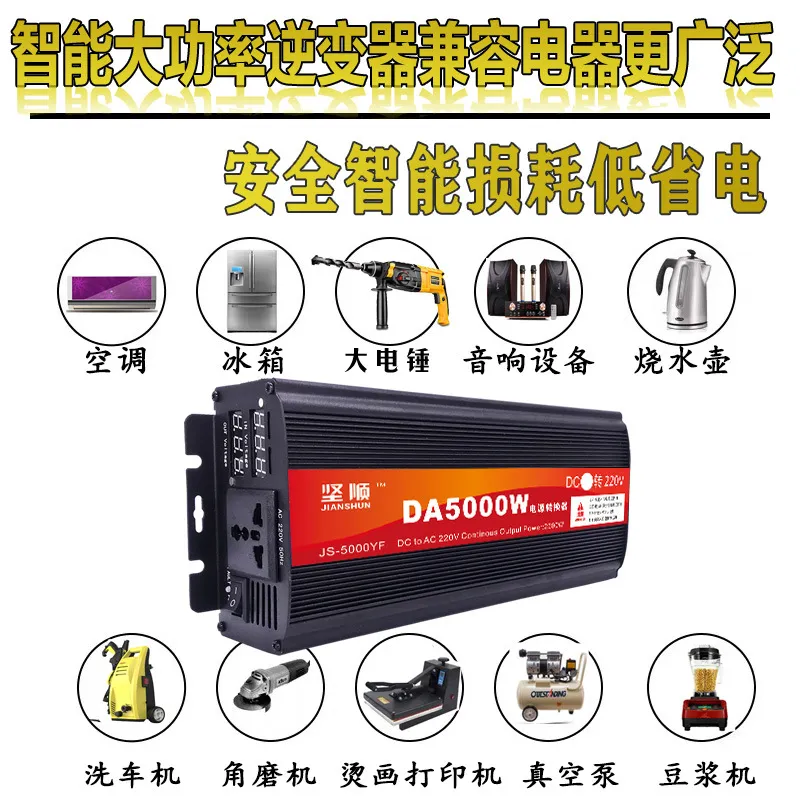 Inverter Daya Gelombang Sinus  - Pure Sine Wave Inverter 5000W 48V 220V ulasan dan harga