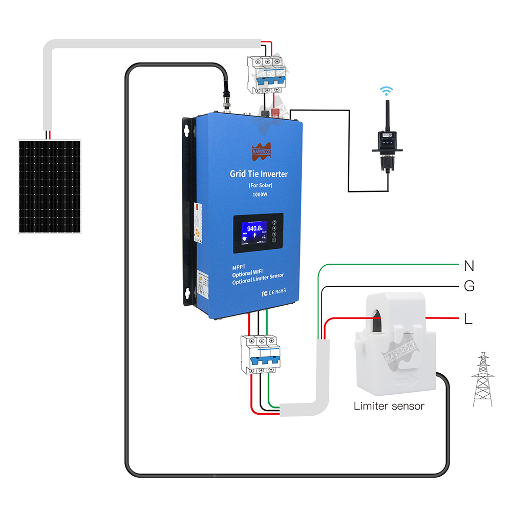 20M Limiter Sensor Kabel untuk - Grid Tie Inverter Limiter 2000W ulasan dan harga