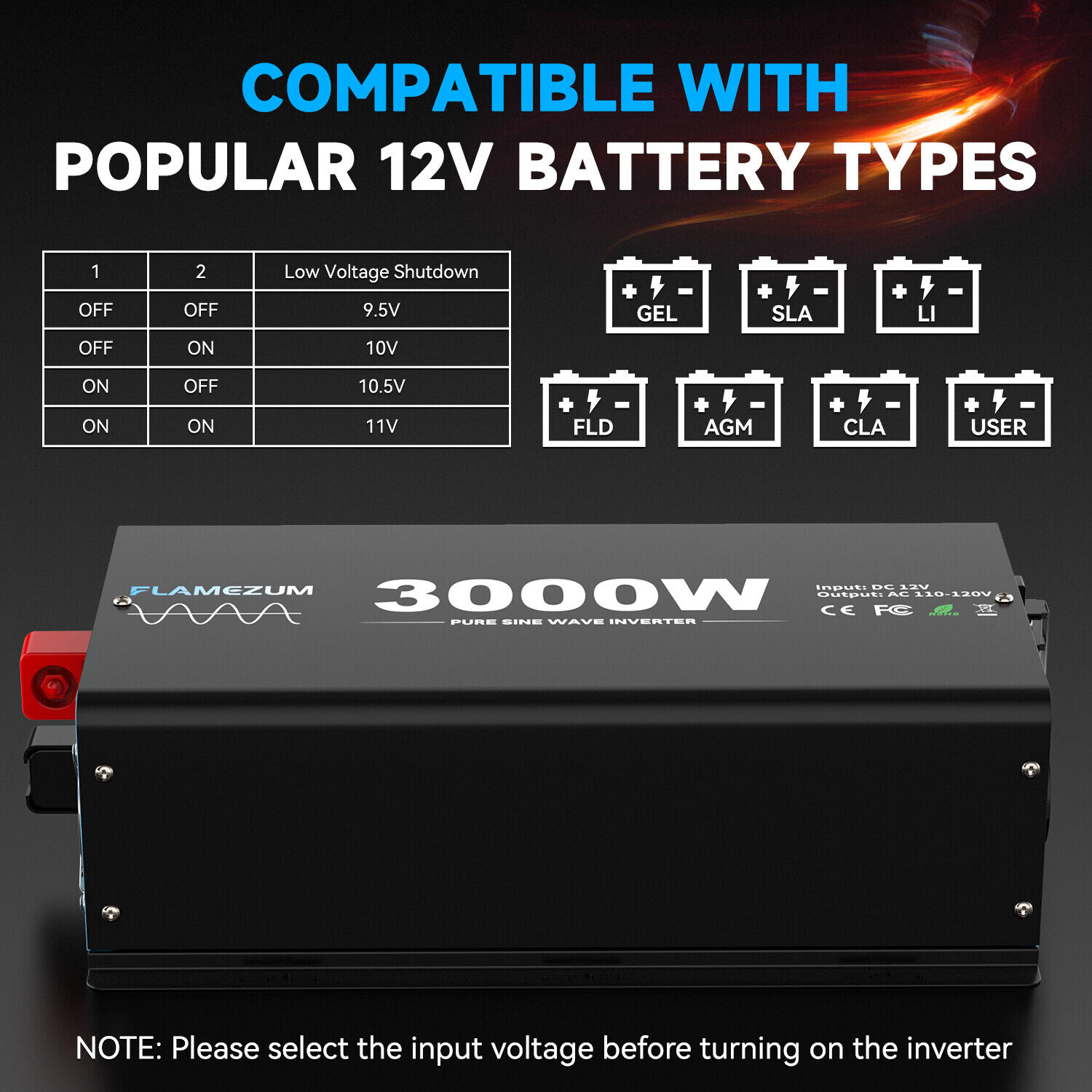 Inverter Daya Gelombang Sinus  - Inverter Pure Sine Wave 60Hz 120V 3000W ulasan dan harga
