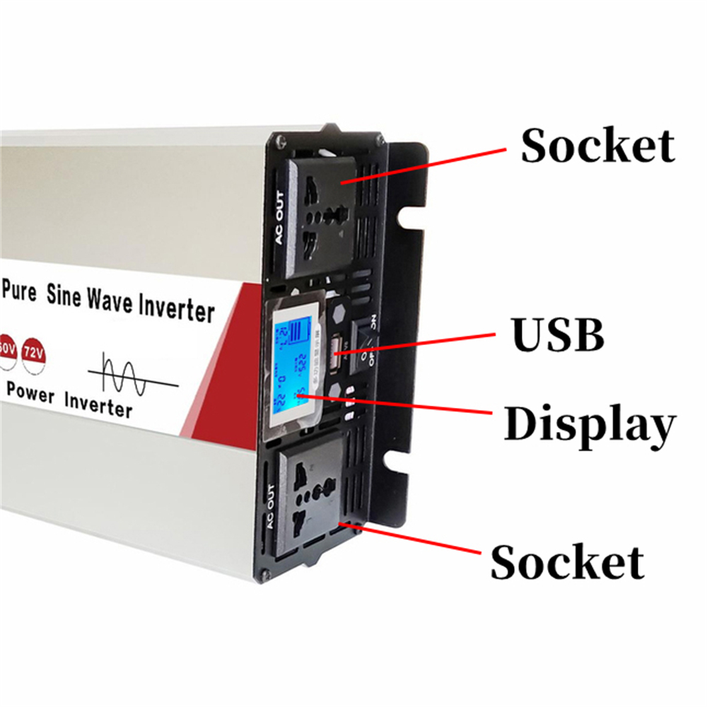 4000W/5000W/5500W/3000W Invert - Inverter Pure Sine Wave 60Hz 120V 3000W ulasan dan harga